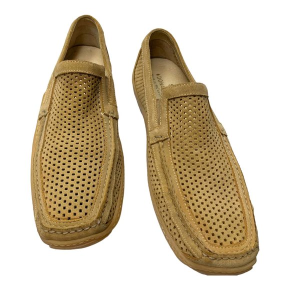 DONALD J.‎ PLINER Sport Tan Perforated Suede Casual Loafers - Picture 11 of 11